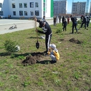 В Усть-Каменогорске прошёл семейный субботник